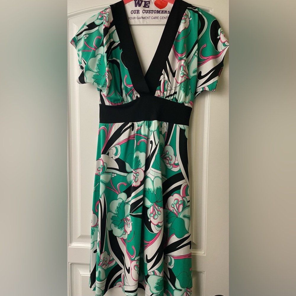 Multi color dress. Stretchy